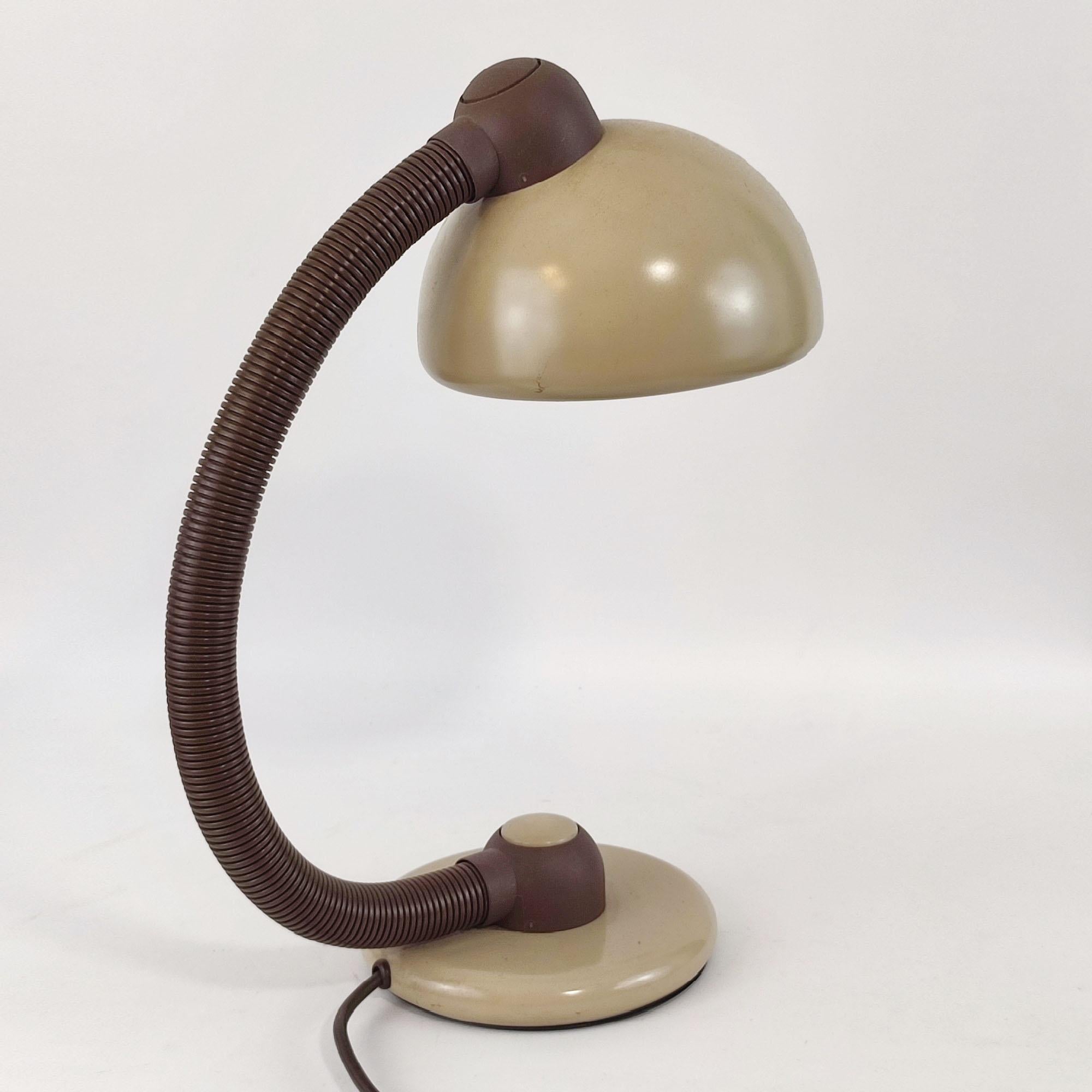 Lámpara de mesa vintage Hustadt Leuchten de los años 70 - Diseño modernista de Alemania Occidental en Bueno estado para la venta en Bochum, NRW