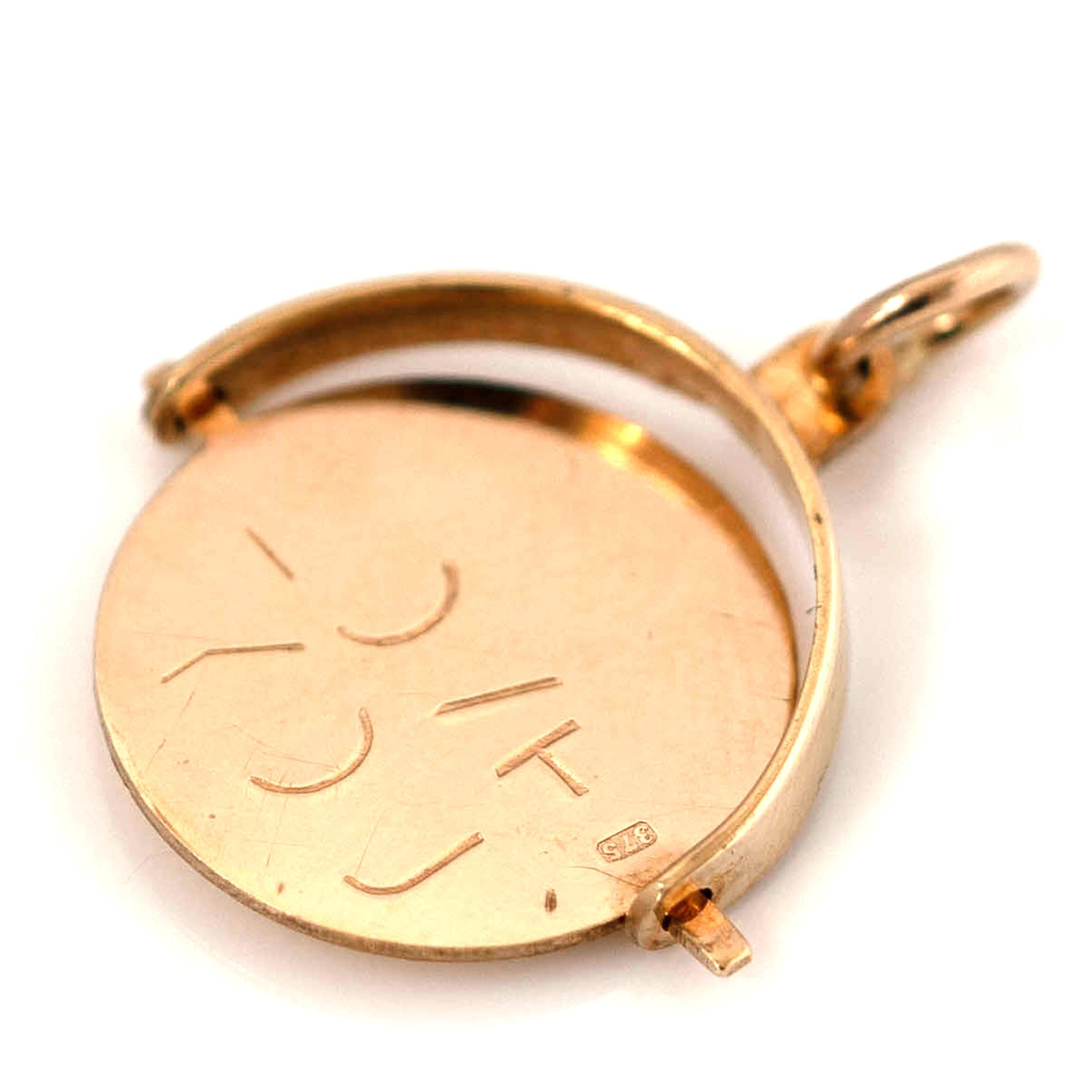 vintage spinner charm