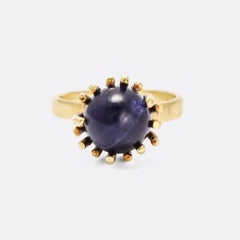 Vintage 1970s Interchangeable Stone Orbs Ring