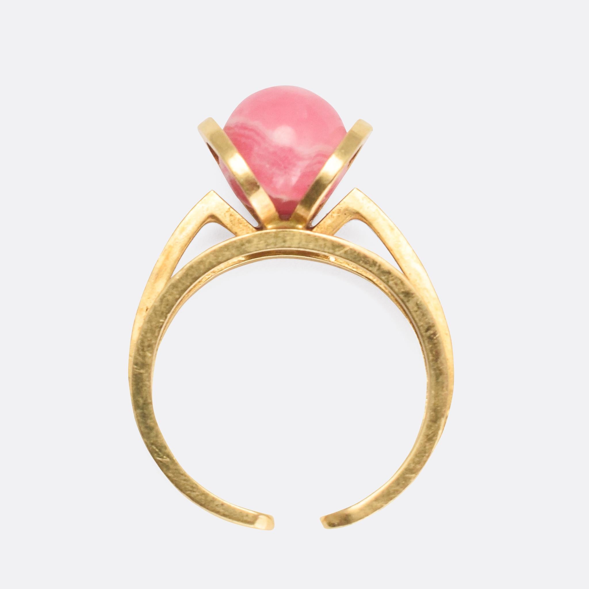 Women's Vintage 1970s Interchangeable Stones Ring