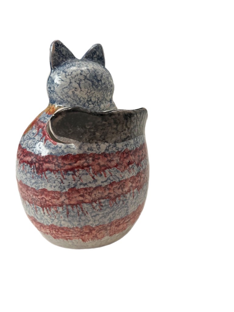 Gatto d'Angora, porta penna di cristallo con il gatto, souvenir,  decorazione, in edizione limitata, ArtDog - Crystal Animals