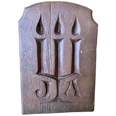 Vintage 1970s James Avery Bronze Patinated Store Sign/Plaque