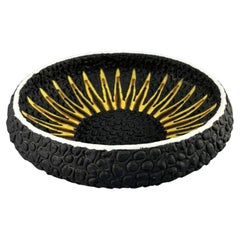 Vintage 1970s Kiraly Keramik Sunburst Bowl