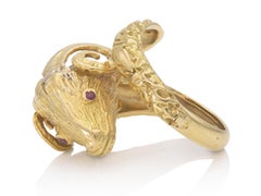Vintage 1970s Lalaounis Ram RIng