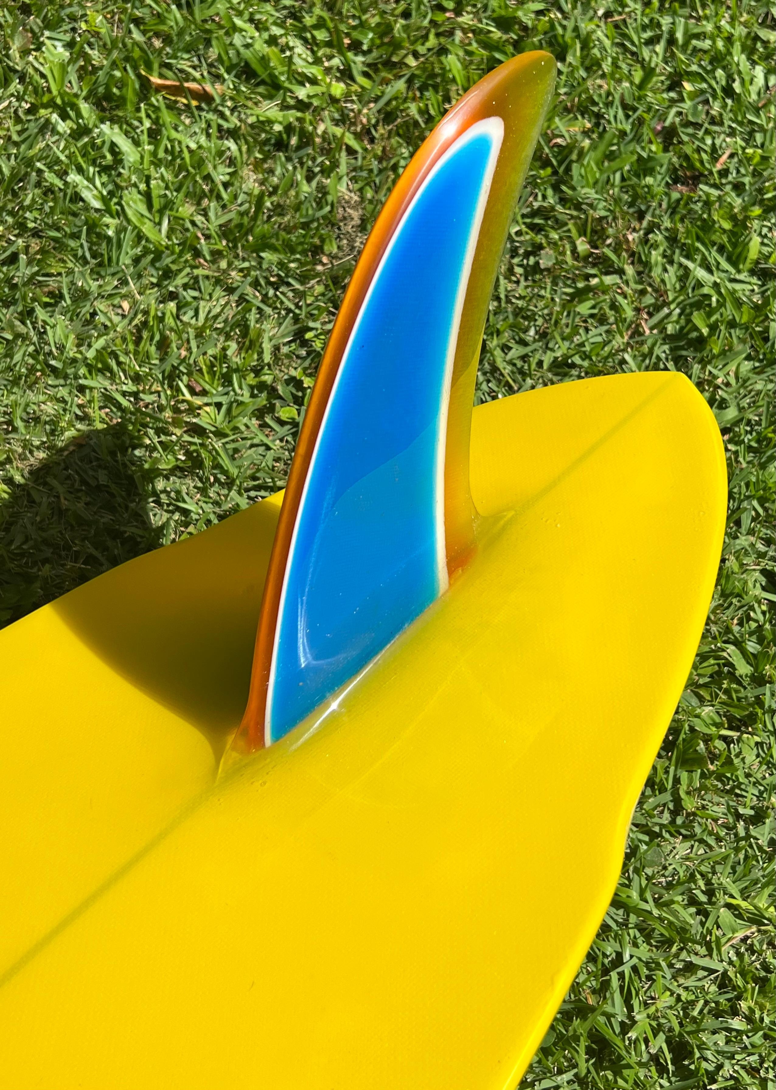 surfboard with lightning bolt
