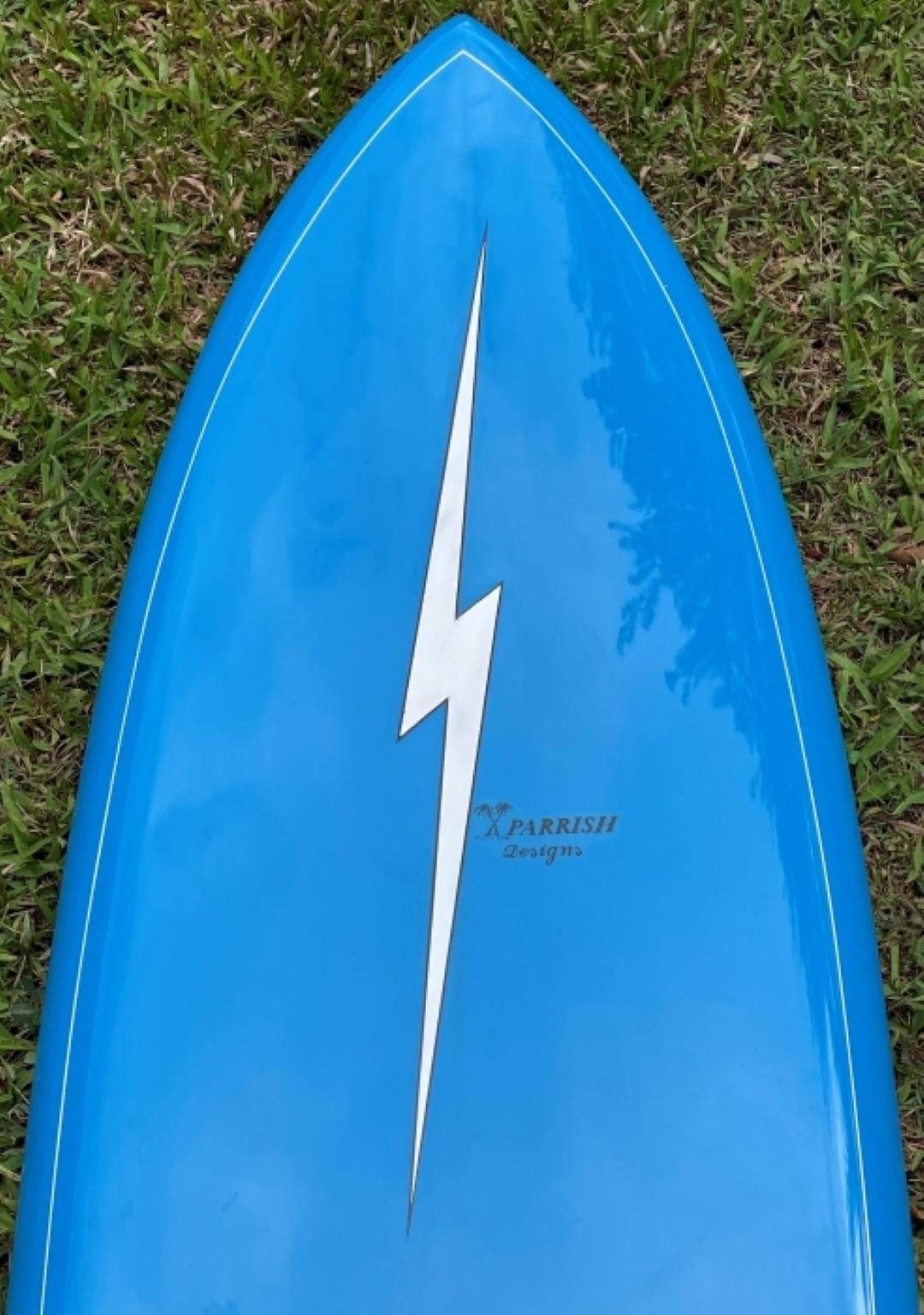 Américain Planche de surf vintage Lightning Bolt de Tom Parrish des années 1970