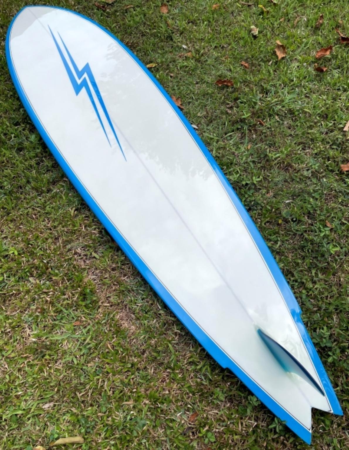 Details about   Vintage 1970’s  Lightning Bolt Surfboard 6’10 