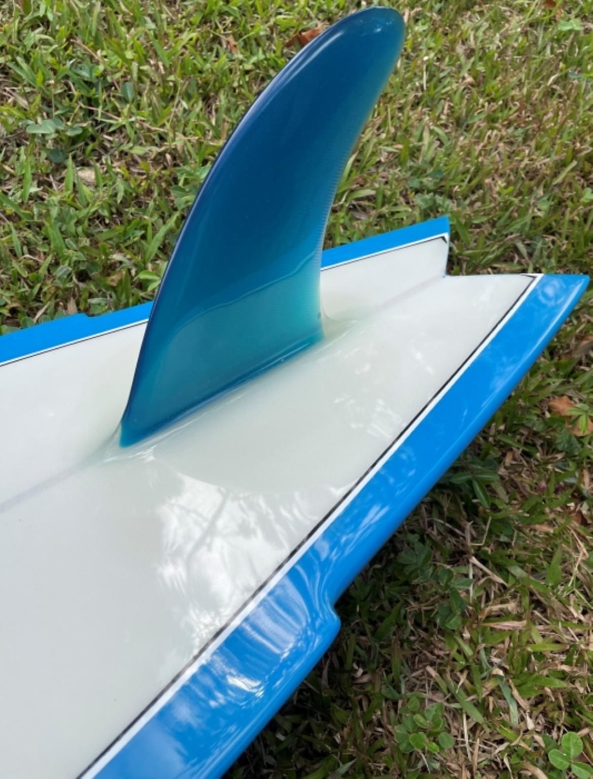 Fibre de verre Planche de surf vintage Lightning Bolt de Tom Parrish des années 1970