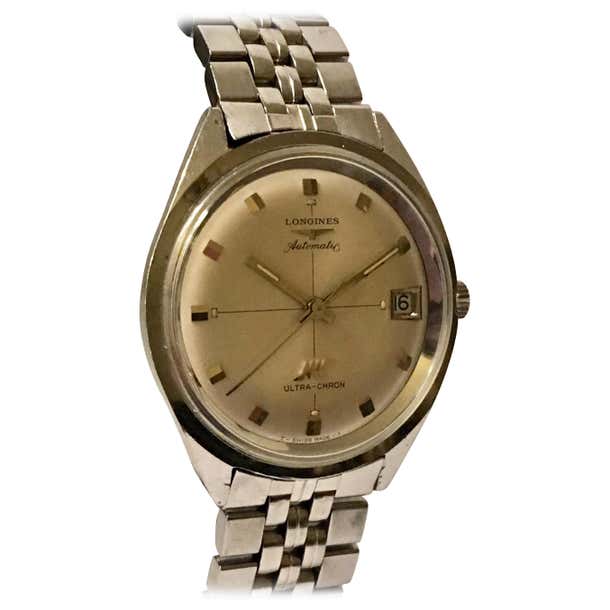 Vintage 1970s Longines Automatic Ultra-Chron Wristwatch For Sale at ...