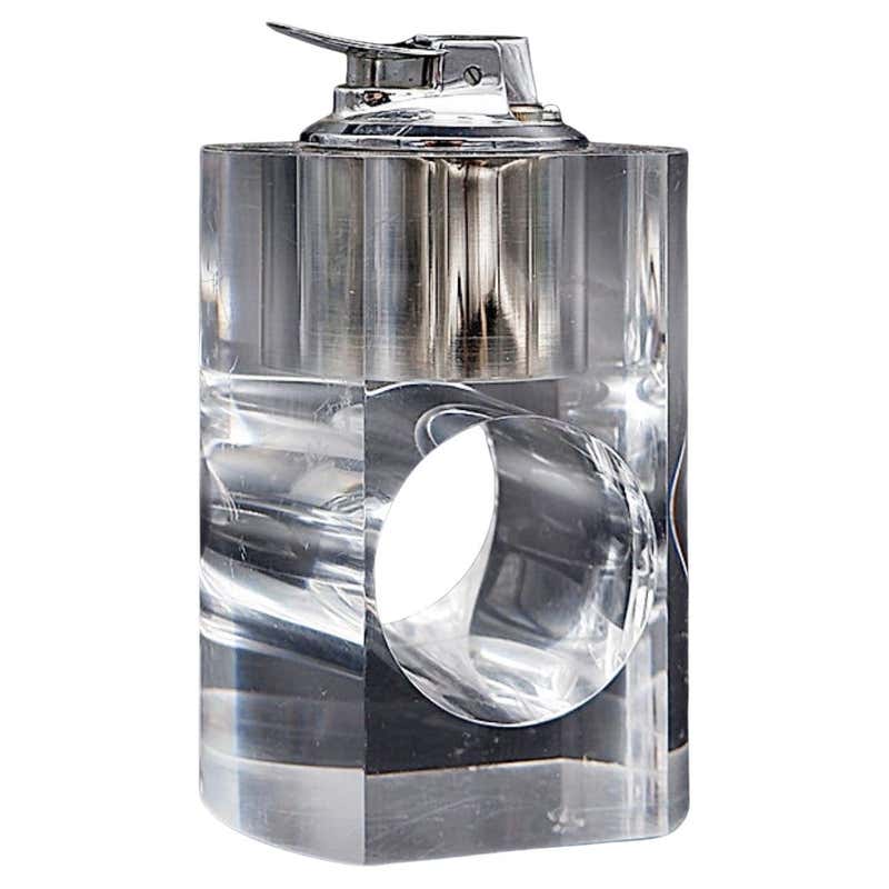 Ronson 1939 Art Deco Table Touch Tip Octette Lighter Machine Age ...
