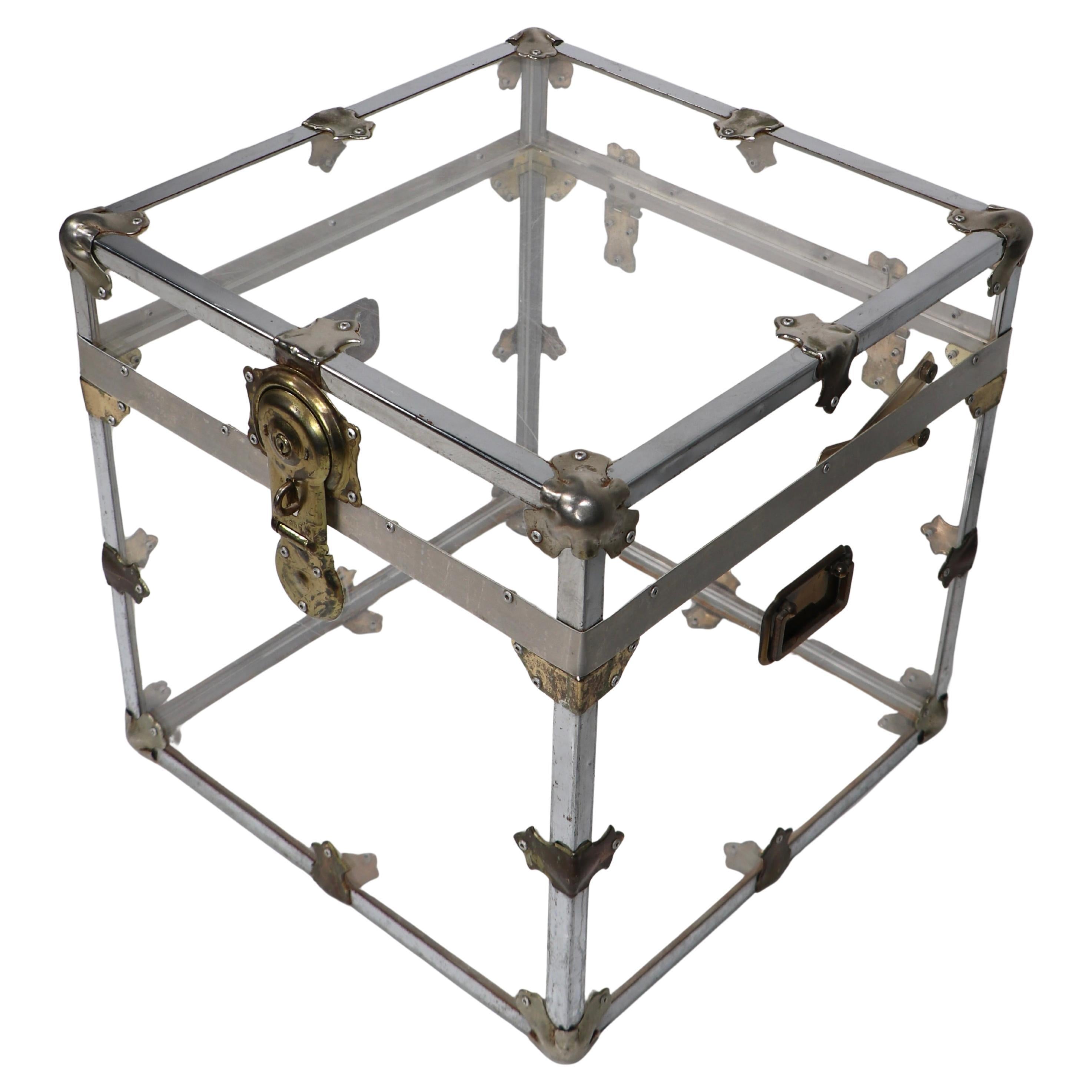 Vintage 1970's Lucite Trunk