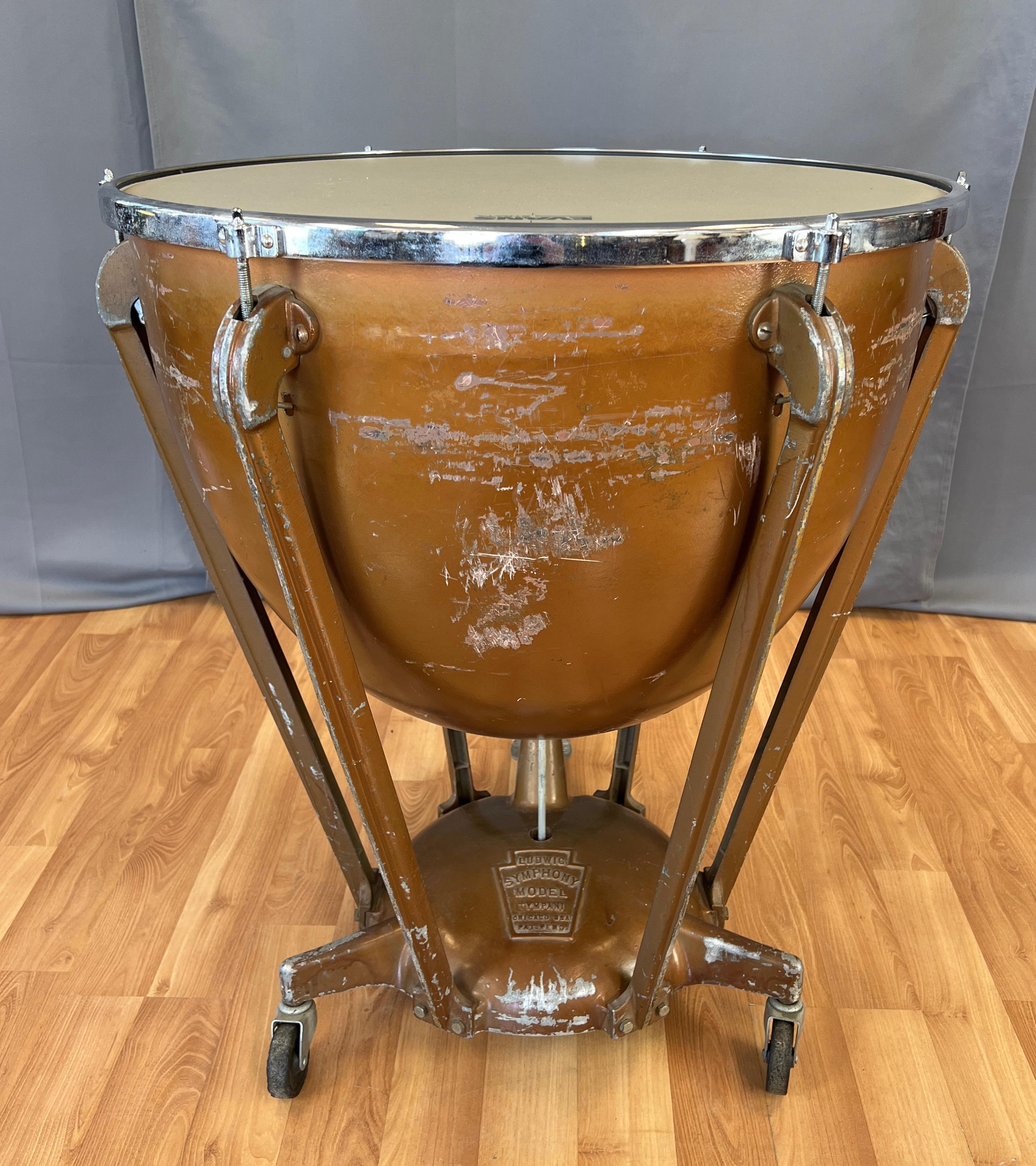 Late 20th Century Vintage 1970s Ludwig Timpani Symphony Model For Sale
