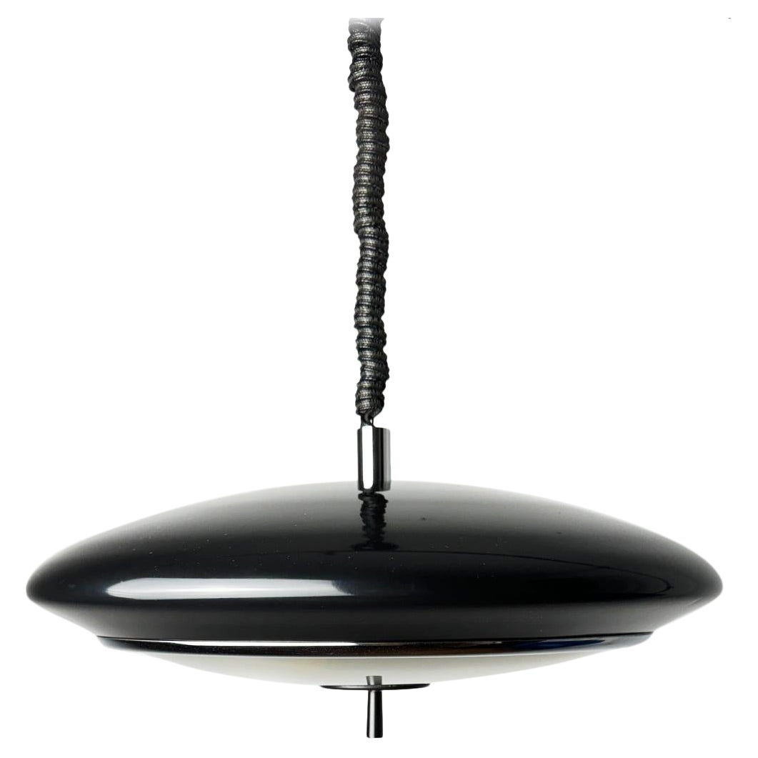 Vintage 1970s Lupela Ceiling Lamp: Mid-Century Modern with adjustable cable