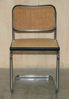 Vintage 1970's Made in Italy Stamped Marcel Breuer Cesca Knoll Dining Chair