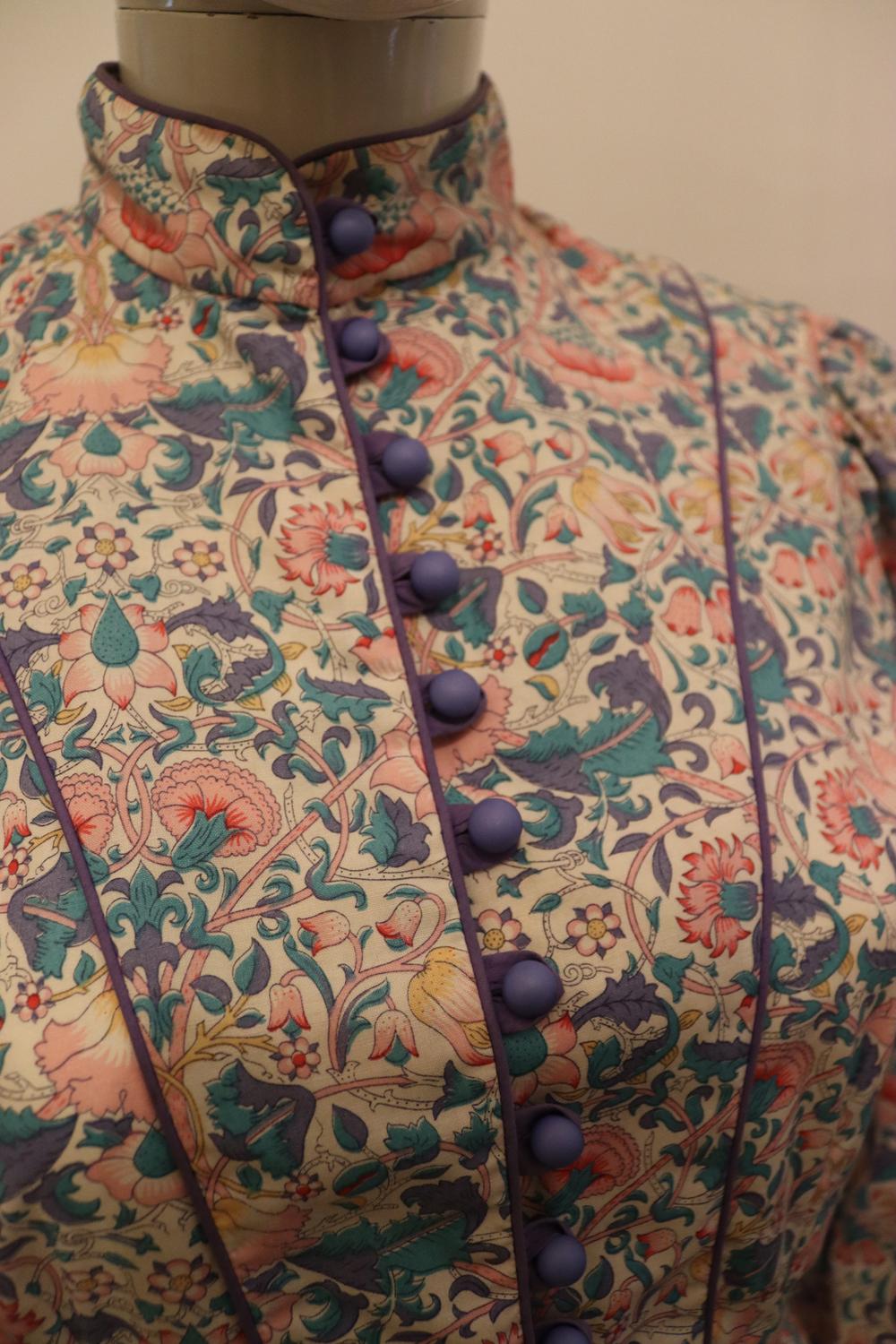 Vintage 1970s Marion Donaldson Floral Dress For Sale 1