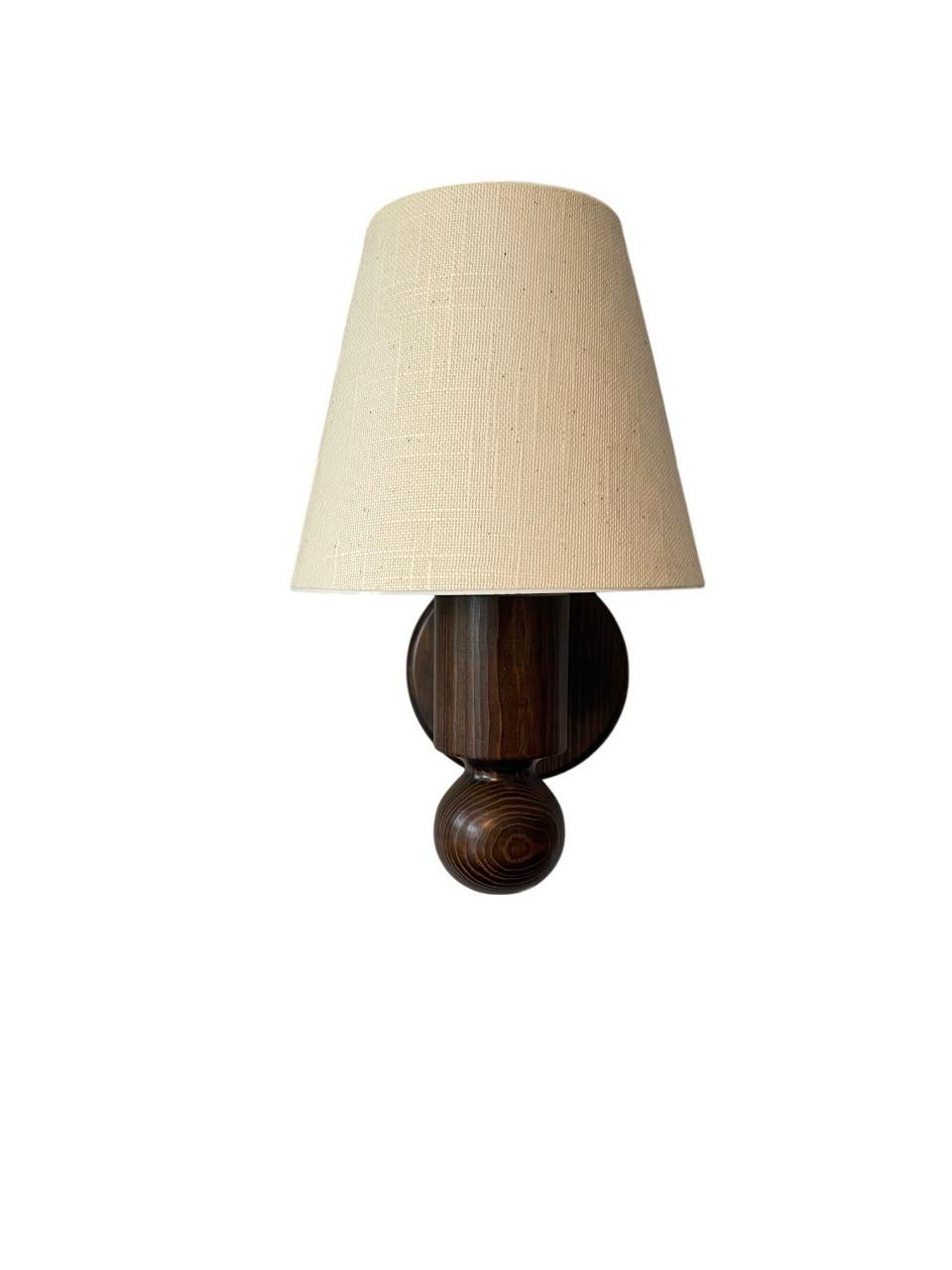 Scandinave moderne Vintage 1970 Markslöjd, Suède - Lampes murales - Lot de 5 - Pin teinté en vente