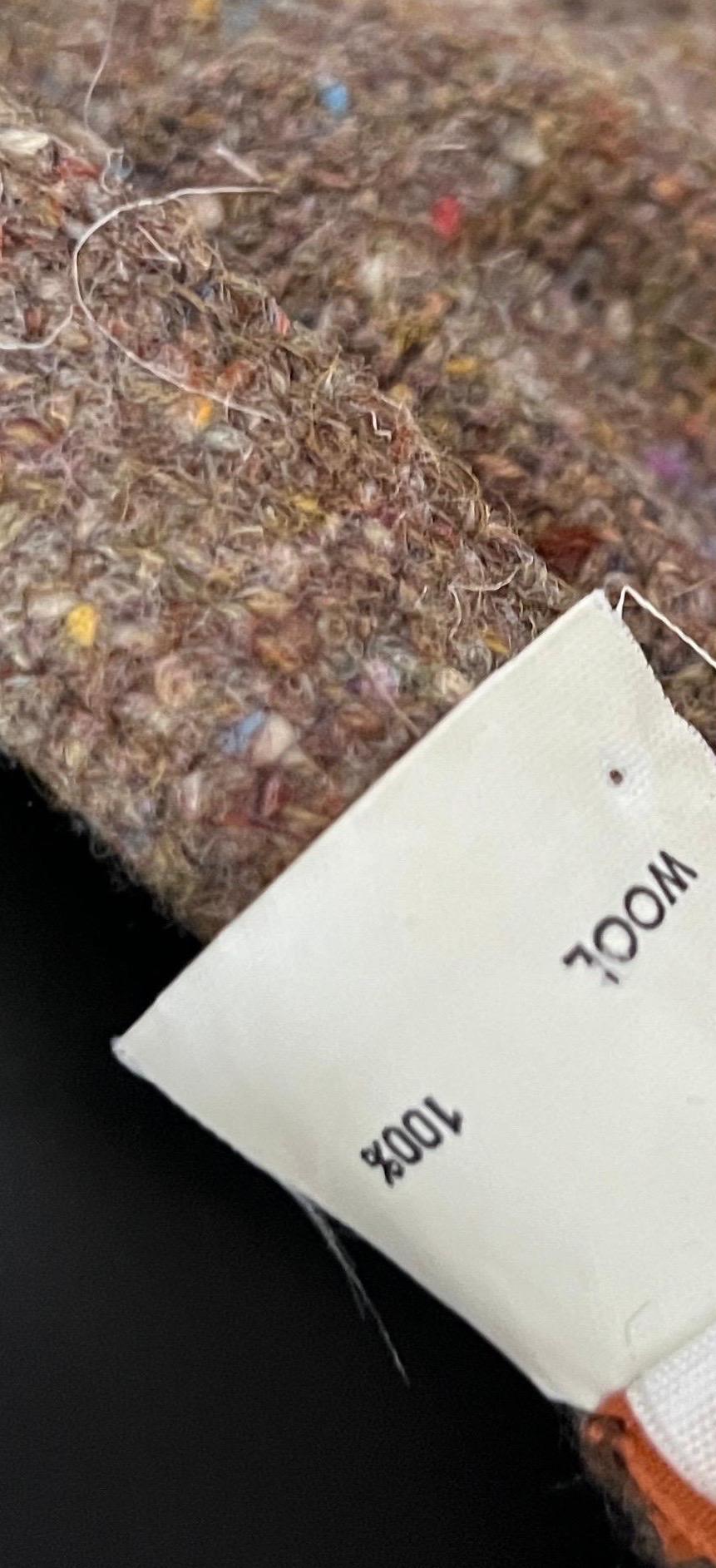 VINTAGE 1970’S MISSONI wool tweed  A-Line Skirt -  Never been Worn For Sale 11