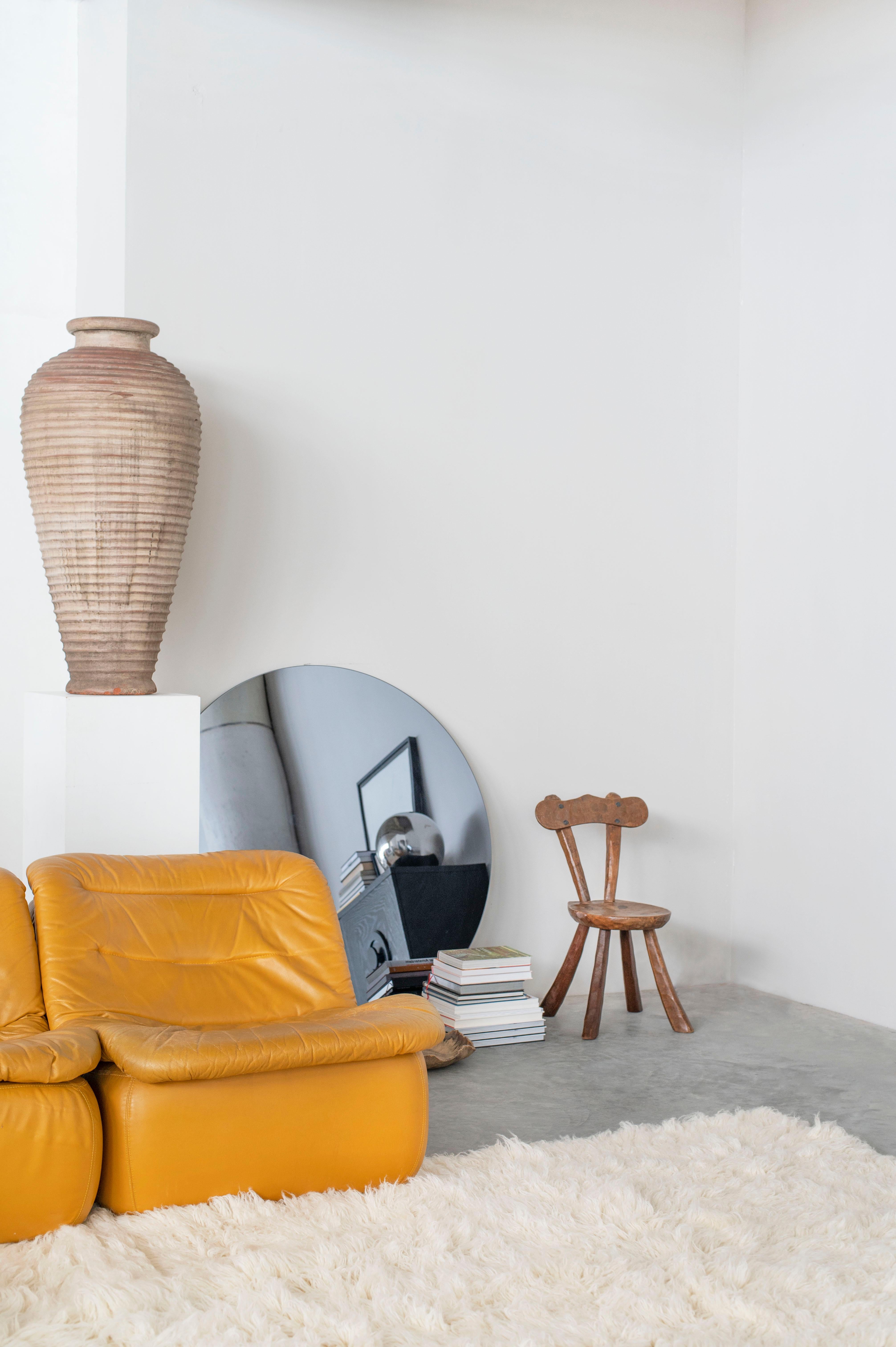 Vintage 1970s Modular Sofa Piece in Leather – Priced per Section im Angebot 3