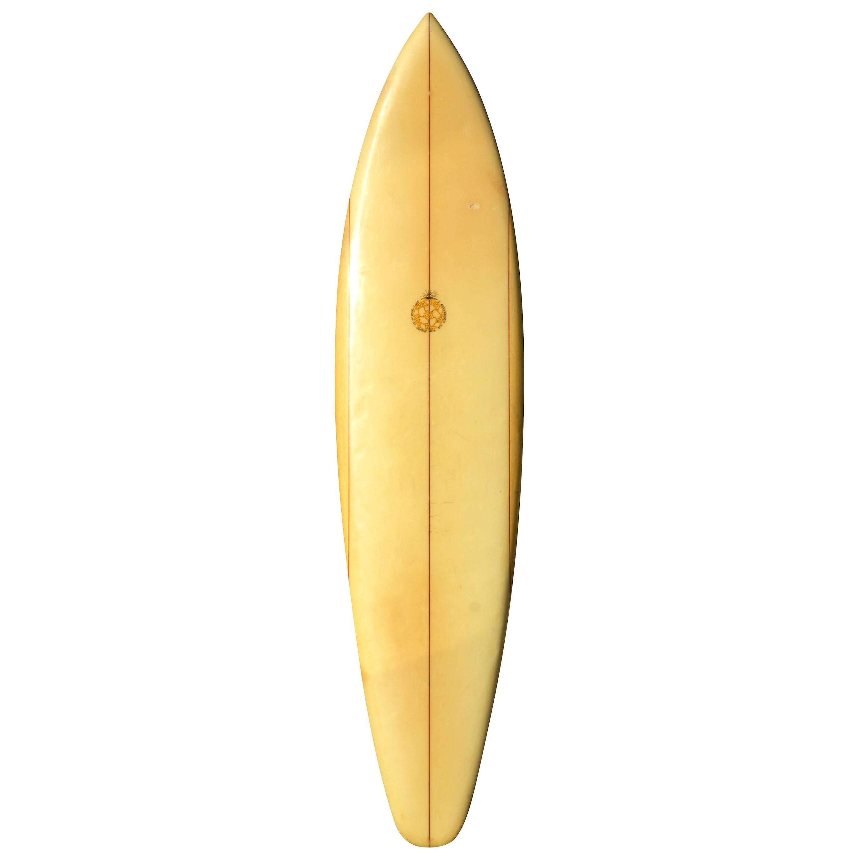 Vintage 1970s Newport Beach Brotherhood Surfboard by Michael O’Day