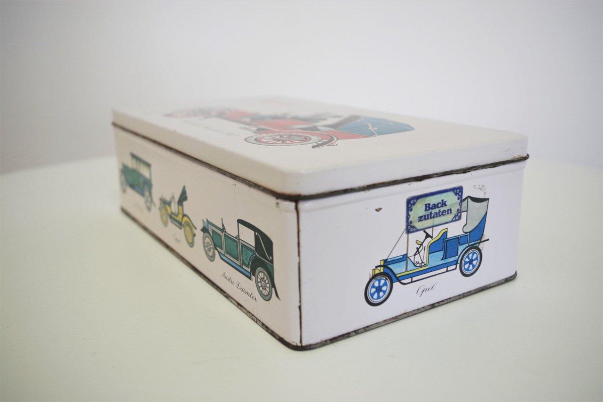 Vintage 1970s 'Noblesse Oblige' Kaffee Dosen von Eduscho - Satz von 2 Retro Sto (Metall) im Angebot