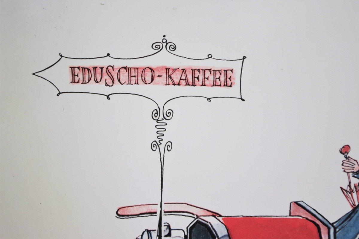Vintage 1970s 'Noblesse Oblige' Kaffee Dosen von Eduscho - Satz von 2 Retro Sto im Angebot 2