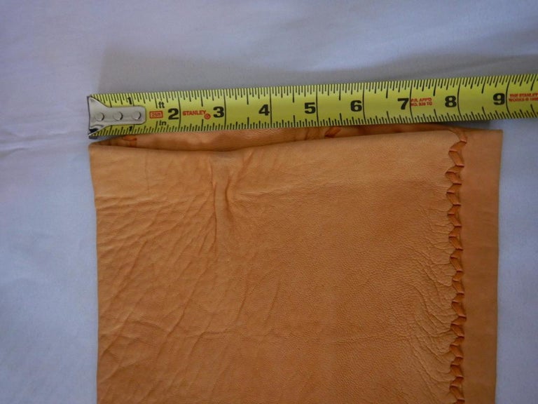 1970s North Beach Leather Skirt Suit with a Whipstitch Blazer