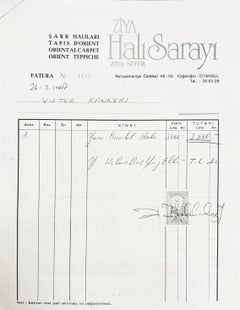 Vintage 1970s Old Milas Rug Handmade In Turkey 100% Pure Wool 114 X 55