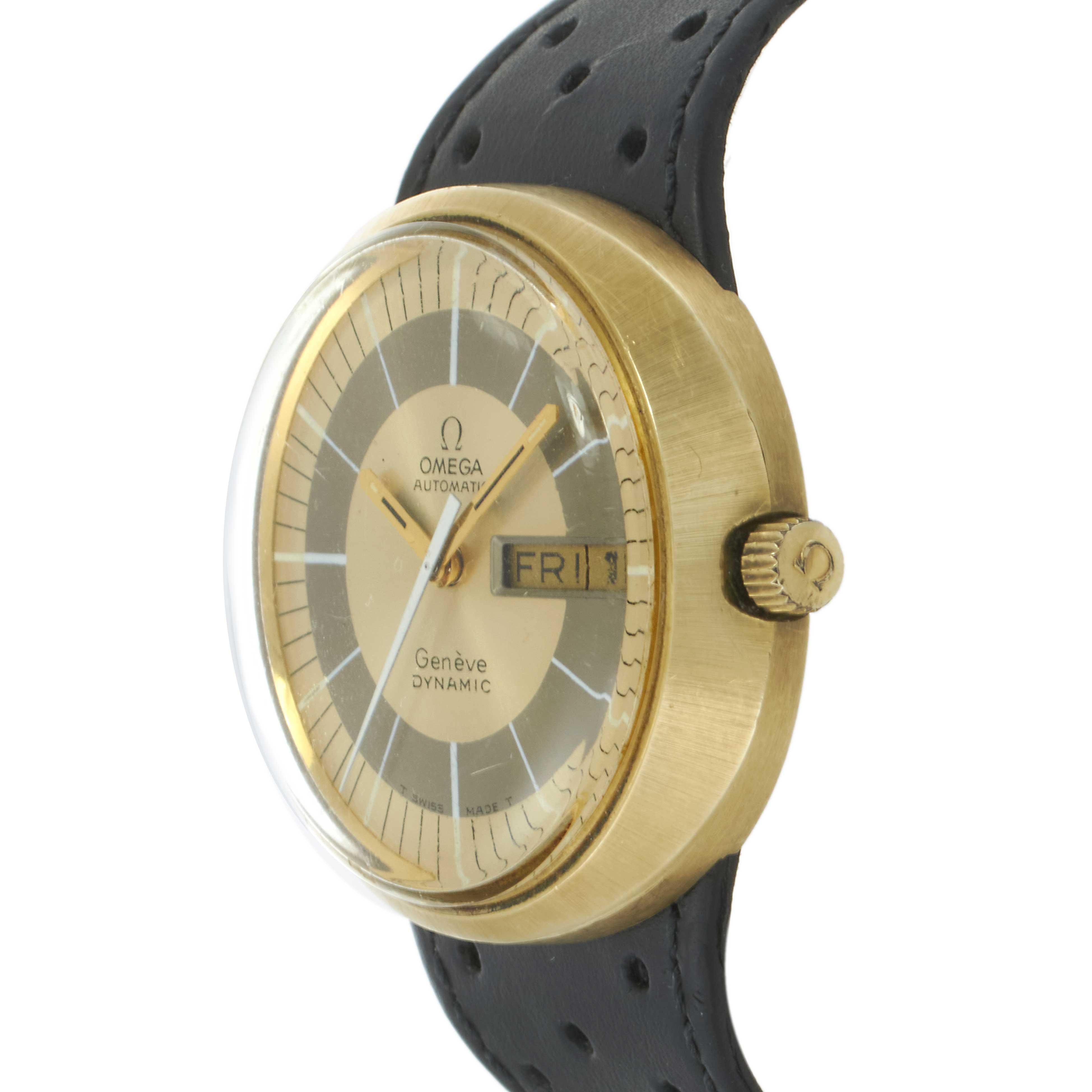 Vintage 1970er Omega Genève Jumbo 40MM Elliptical Automatic im Zustand „Gut“ im Angebot in New York, NY