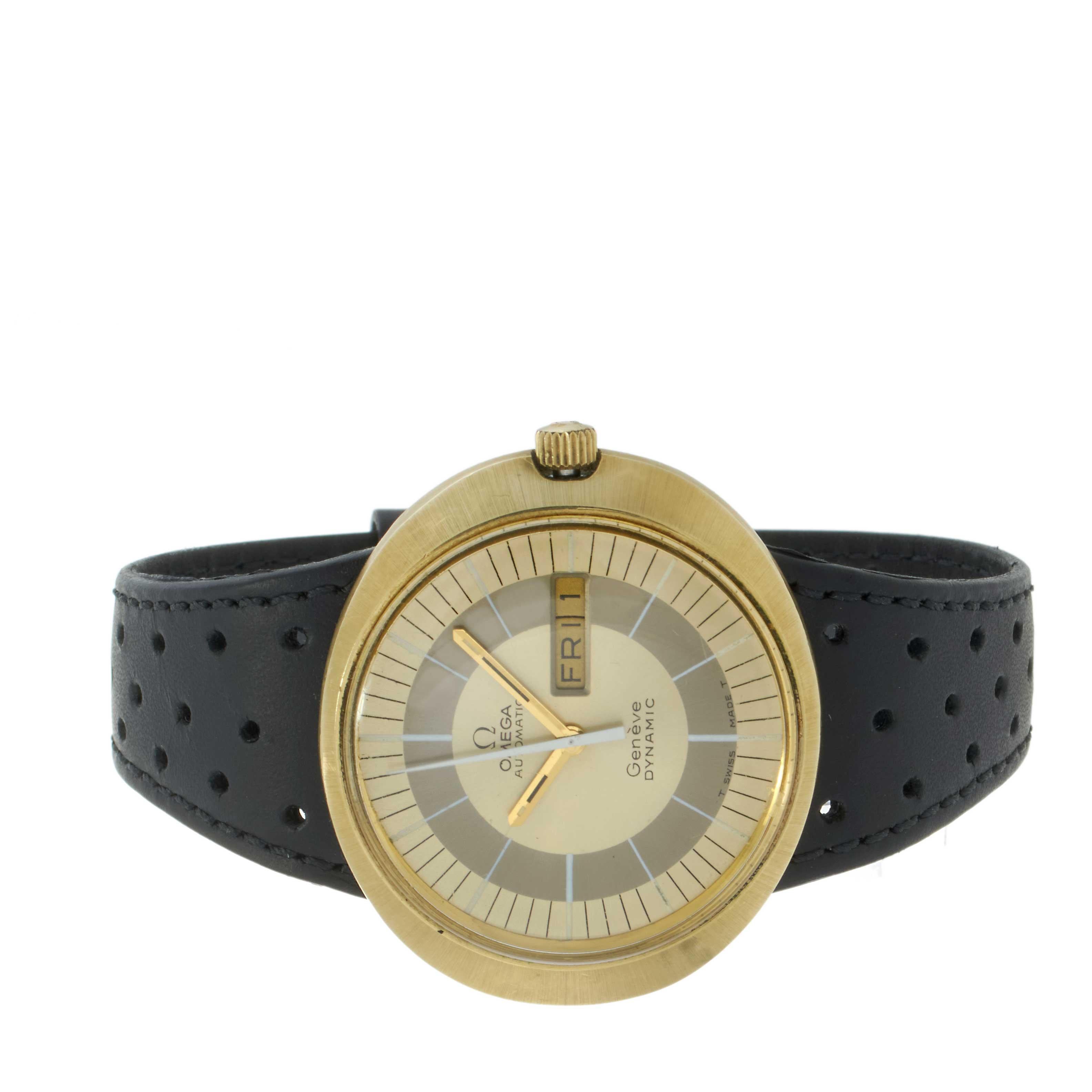 Vintage 1970er Omega Genève Jumbo 40MM Elliptical Automatic im Angebot 2