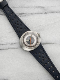 Vintage 1970s Omega Ladies Dynamic Stainless Steel Grey Silver Dial Auto 30mm