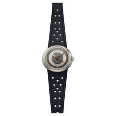 Vintage 1970s Omega Ladies Dynamic Stainless Steel Grey Silver Dial Auto 30mm