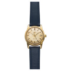Vintage 1970s Omega Seamaster 2849 Gold Capped Silver Dial Auto 34mm