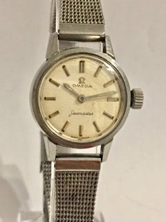 Vintage 1970s Omega Seamaster Ladies Stainless Steel Watch