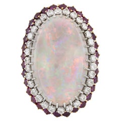 Ruby Cocktail Rings