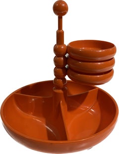 Retro 1970s Orange Snack Tower in Abs by EMSA