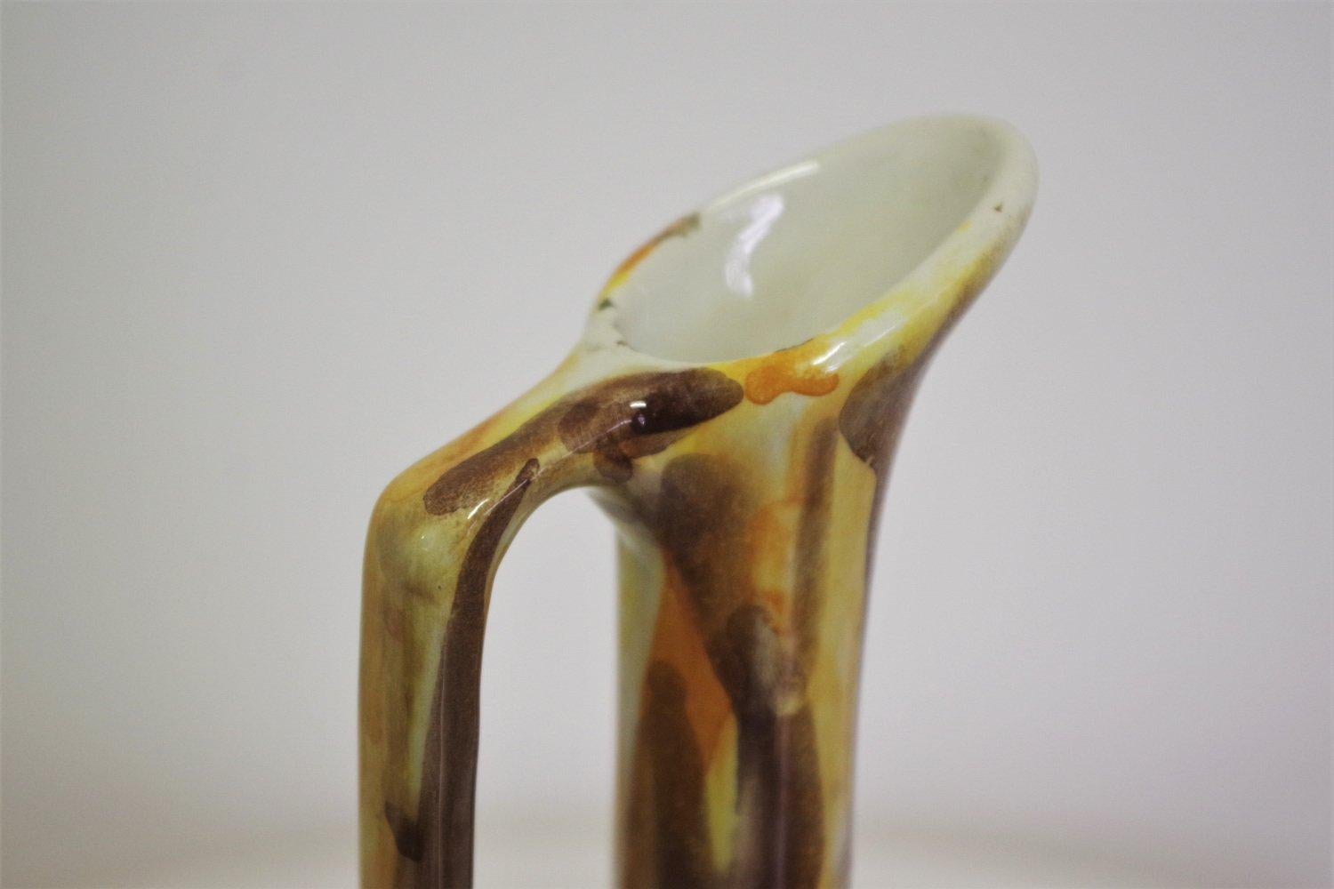 Vintage 1970s Orioli Ceramic Amphora – Italian Mid-Century Modern Pottery in vendita 1