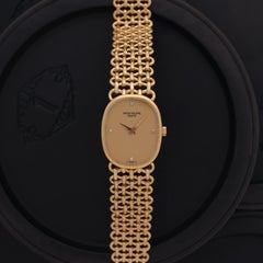 Vintage 1970s Patek Philippe Ellipse Model 4226/905 18 Karat Yellow Gold