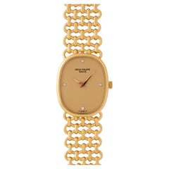 Vintage 1970s Patek Philippe Ellipse Model 4226/905 18 Karat Yellow Gold