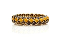 Set di bracciali e orecchini smaltati Piaget vintage anni '70