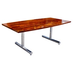 Vintage 1970s Pieff Eleganza Hardwood Dining Table
