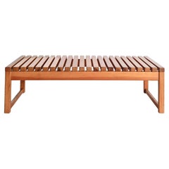 Vintage 1970s Pine Bench