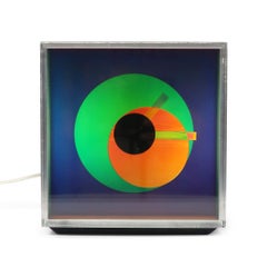 Vintage 1970s Prisma Clock by Kirsch Hamilton