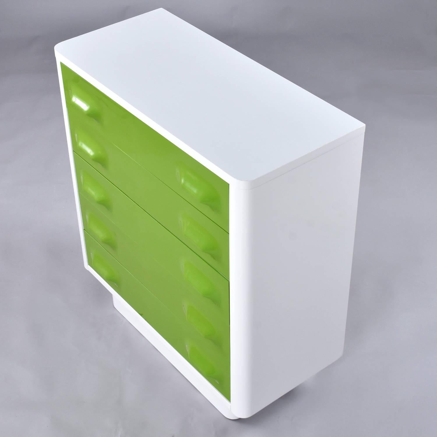 Fine XX secolo Vintage anni '70 Raymond Loewy stile Greene & Greene Chapter One Highboy Dresser in vendita