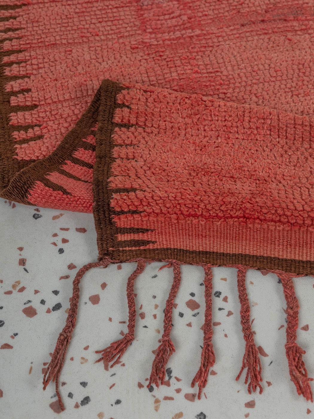 Vintage 1970s Rehamna berber rug 100% wool handmade For Sale 1