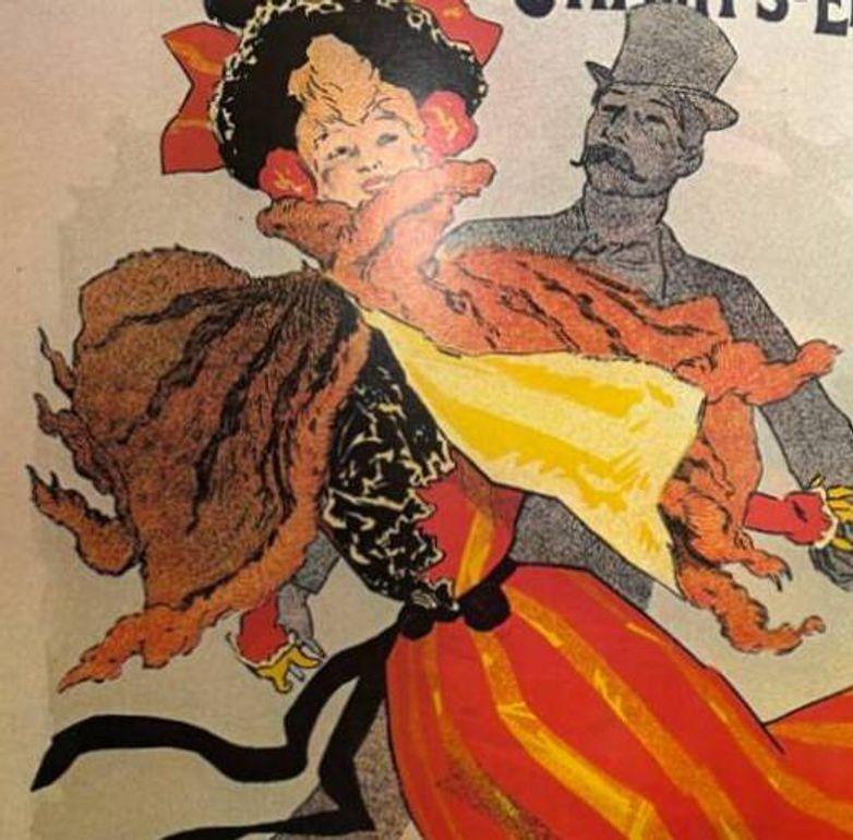 Reimpresión Vintage Años 70 Póster Campos Franceses Palais De Glace del Elíseo - Sin Marco siglo XX en venta