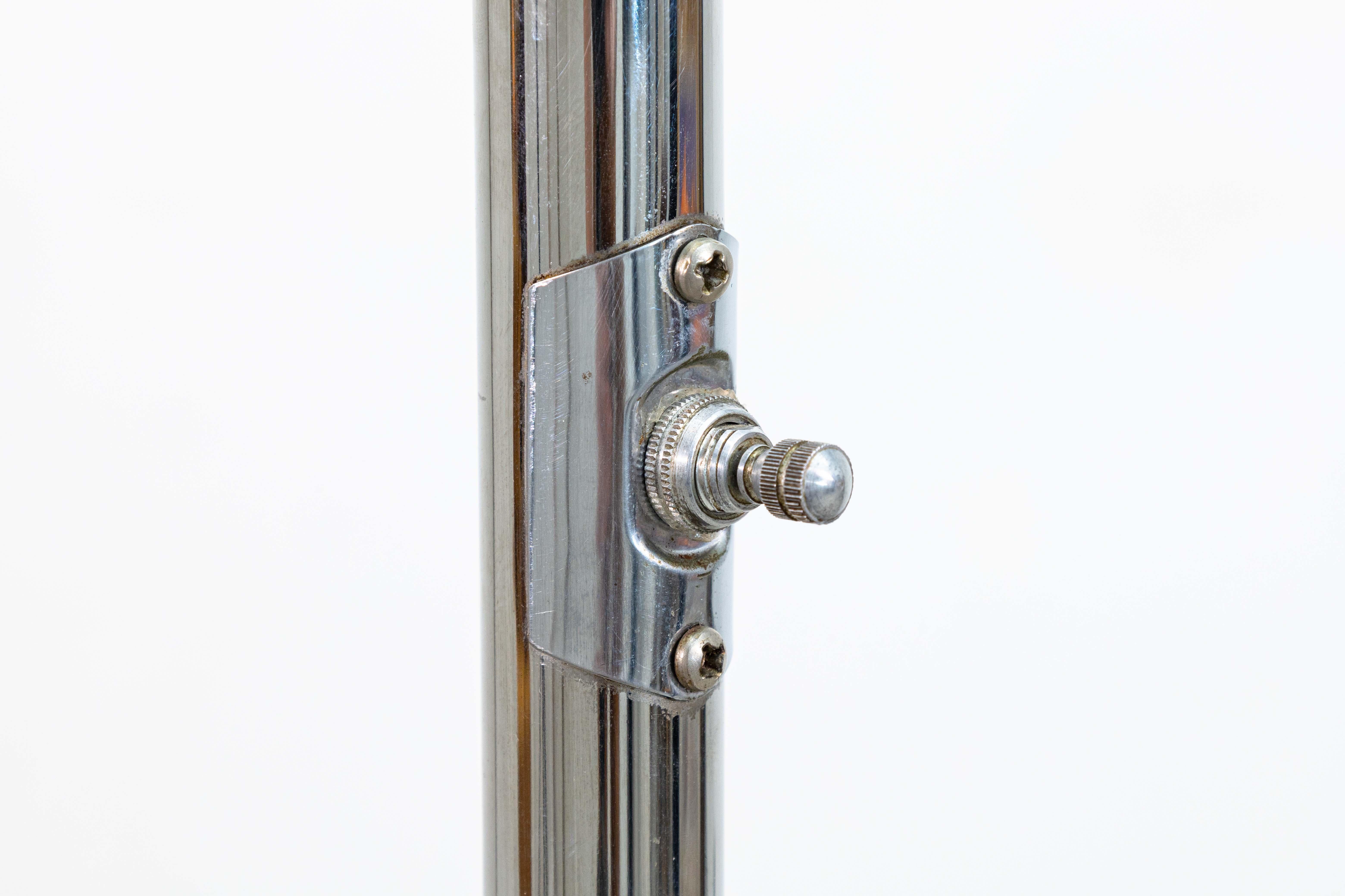 Lámpara de pie Vintage 1970s Robert Sonneman Cascading 5 Bulb Chrome Mid Century Mod en venta 1