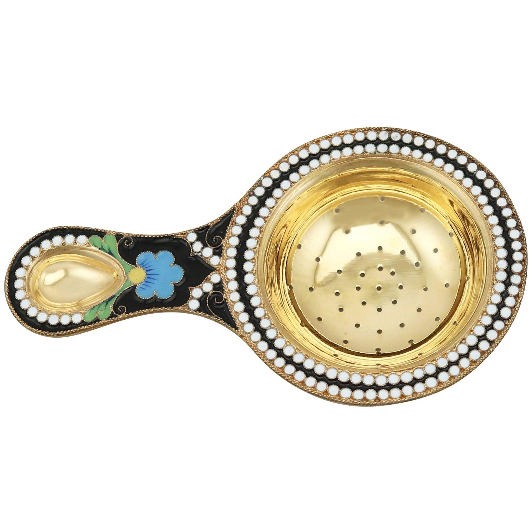 Vintage English Style Tea Strainer at 1stDibs