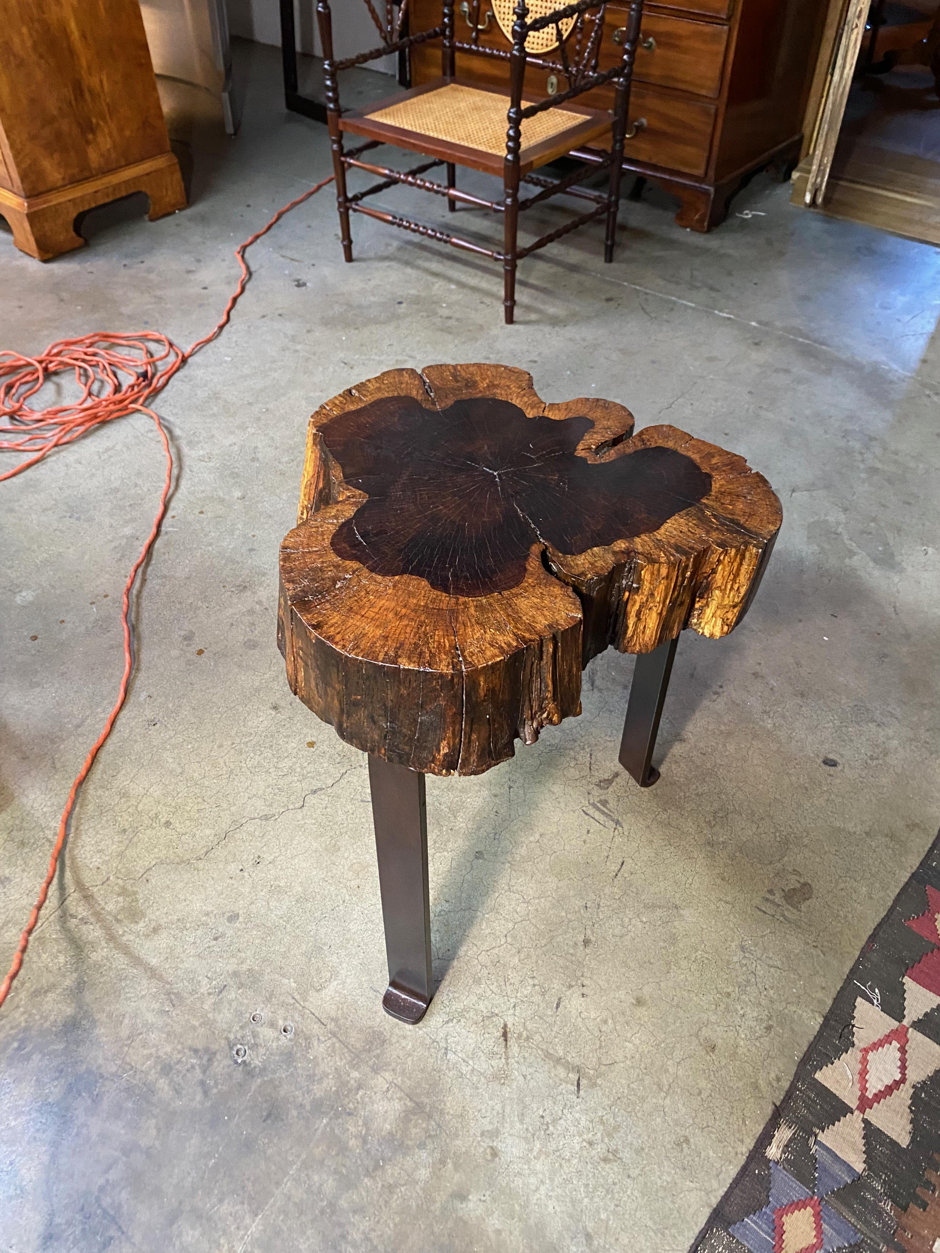 American Vintage 1970s Side Salon Table For Sale