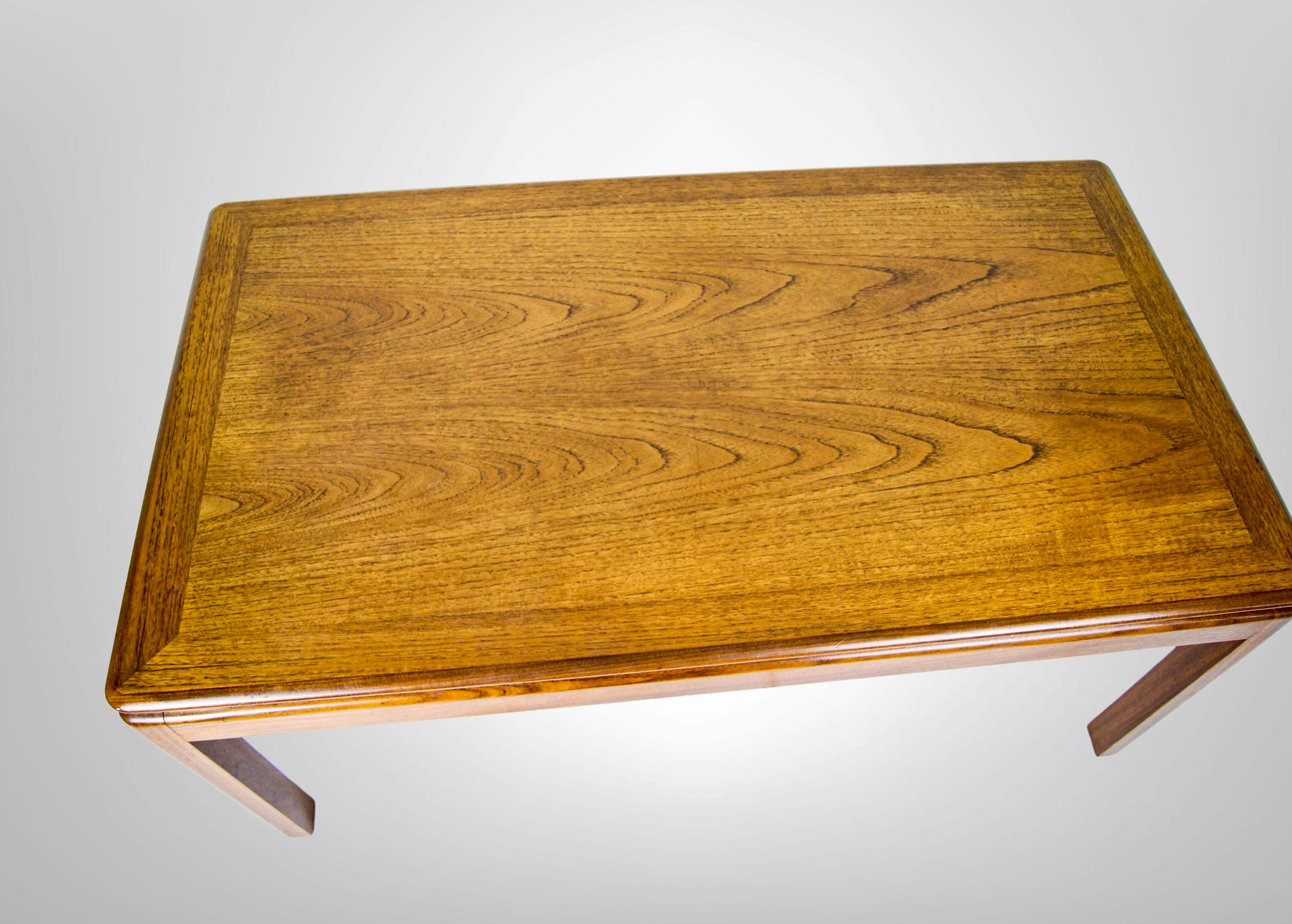 English Vintage 1970s Solid Teak Coffee Table by G Plan For Sale