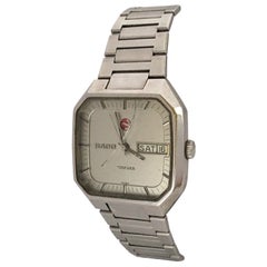 Retro 1970s Stainless Steel RADO Voyager Automatic Watch